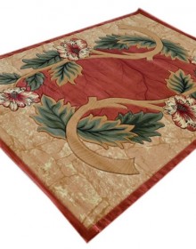 Синтетичний килим Hand Carving 0926A red-beige - высокое качество по лучшей цене в Украине.